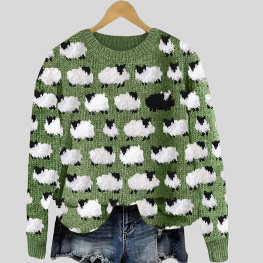 Fun Colorful Knit Sweater - OutfitLondon