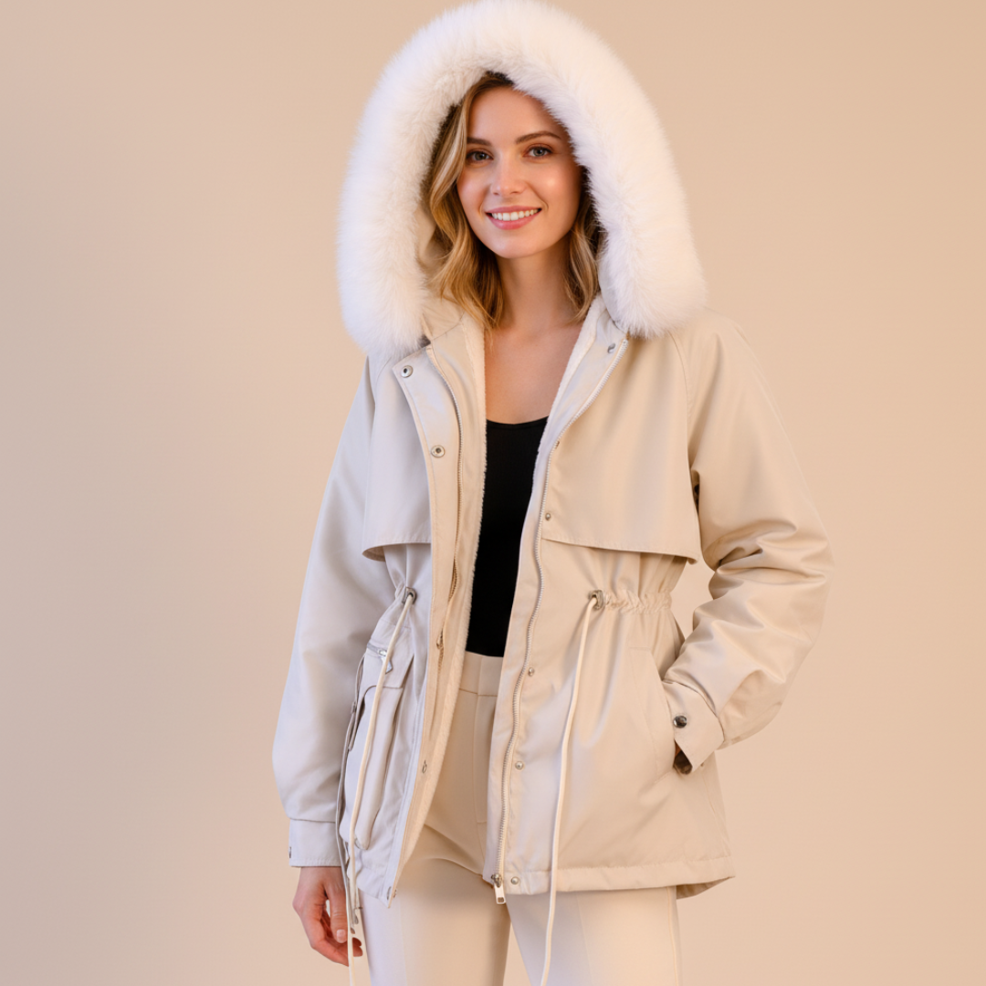 Warm Waterproof Women's Parka Jacket - OutfitLondon