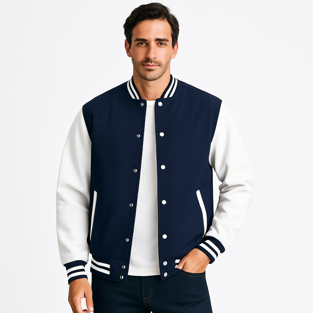 Classic Mens Sports Bomber Jacket - OutfitLondon