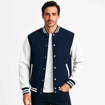 Classic Mens Sports Bomber Jacket - OutfitLondon