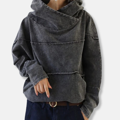 Relaxed Fit Women's Hoodie Sweatshirt - OutfitLondon
