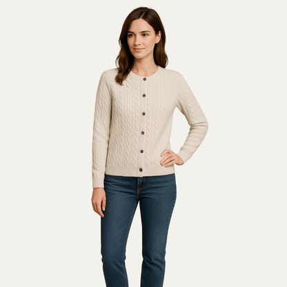 Soft Button Front Knit Women's Cardigan