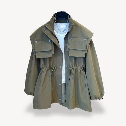 Practical Everyday Parka for Ladies with Pockets - OutfitLondon