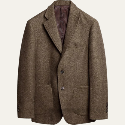 Classic Men's Wool Blazer Jacket - OutfitLondon