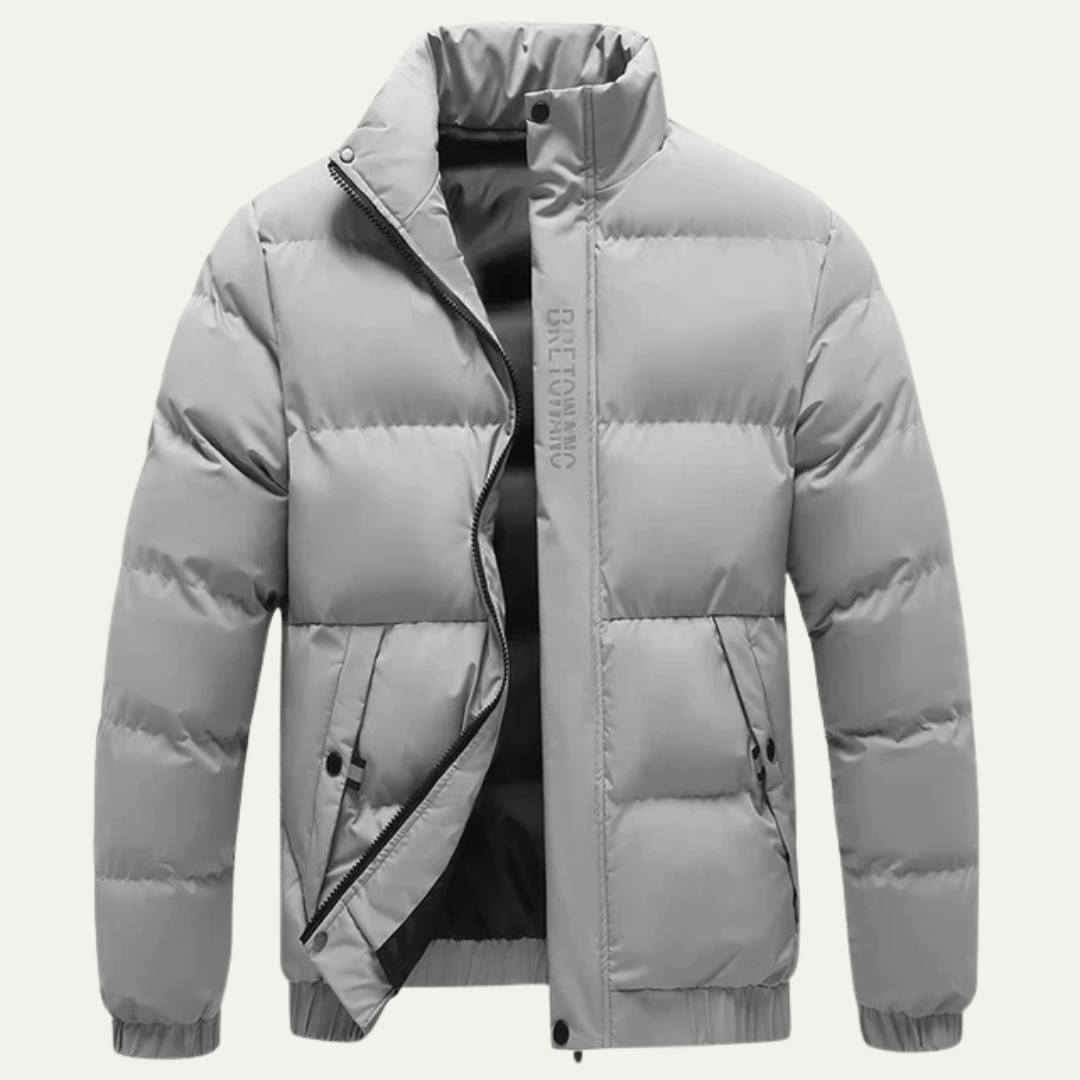 Men's Warm Padded Waterproof Parka Jacket - OutfitLondon