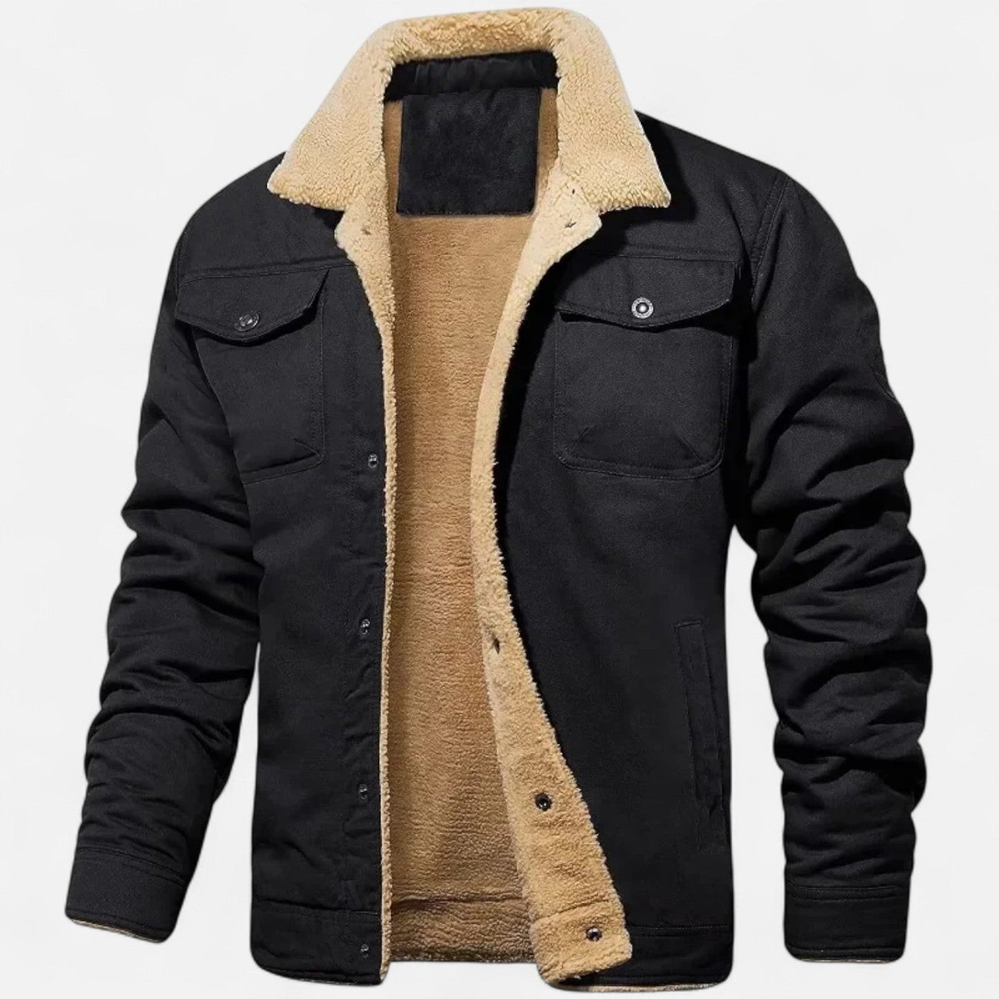 Stylish Mens Insulated Parka Coat