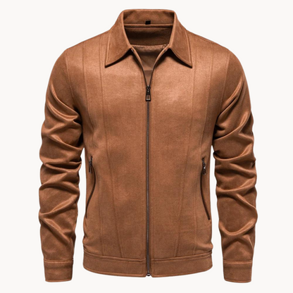 Luxurious Brown Leather Jacket