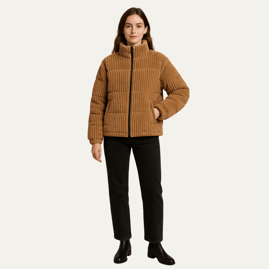 Ladies Warm Quilted Puff Jacket