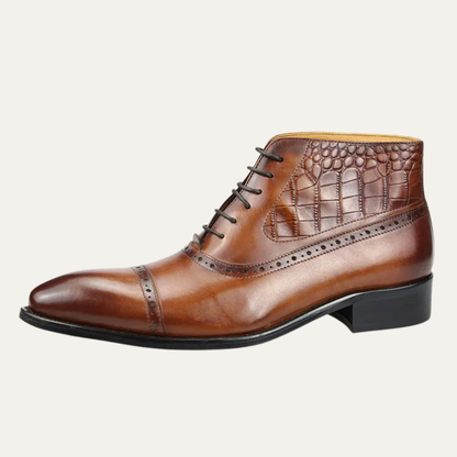 Men's Smart Leather Lace Up Dress Boots