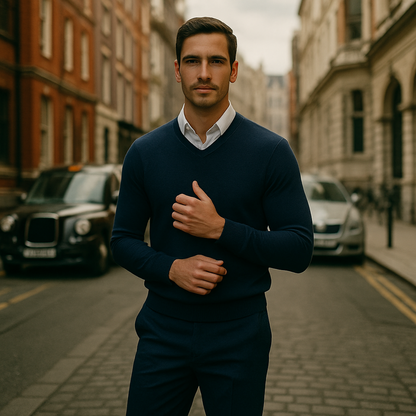 Luxurious Men's Cashmere Sweater
