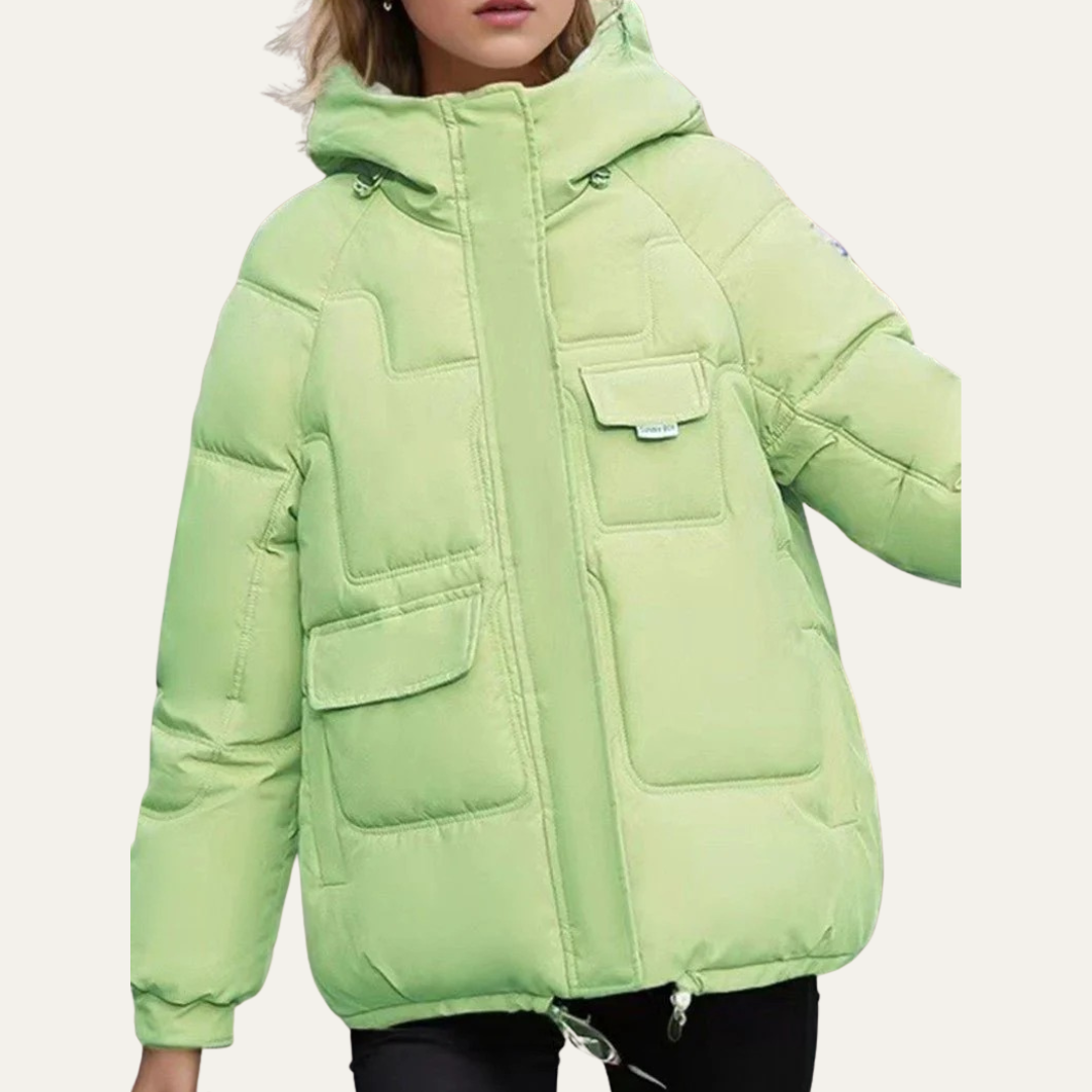 Waterproof Short Puffer Coat for Women
