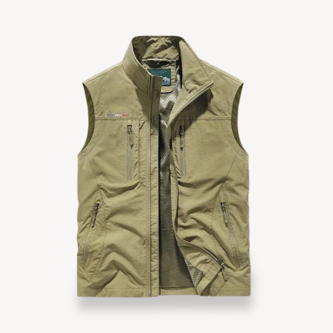 Breathable Mens Casual Sleeveless Jacket