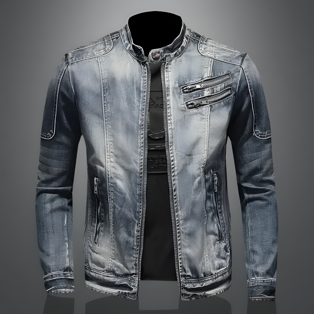 Casual Blue Jeans Jacket - OutfitLondon
