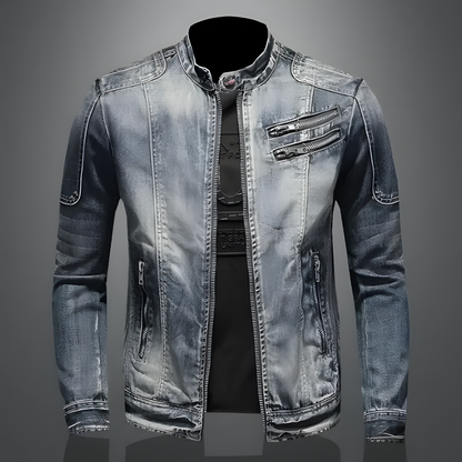 Casual Blue Jeans Jacket - OutfitLondon