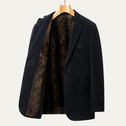 Classic Men's Wool Blazer Jacket - OutfitLondon