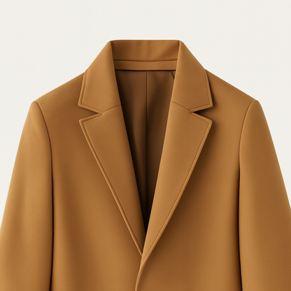 Classic Fit Men's Knee Length Coat