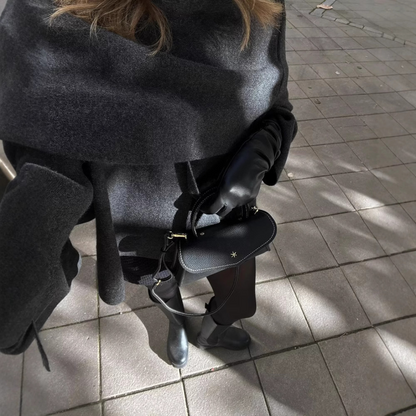 Stylish Women's Wool Cape Coat