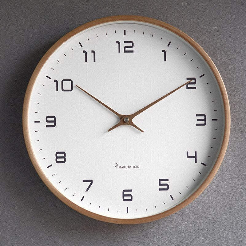 Farmhouse Style Wooden Wall Clock