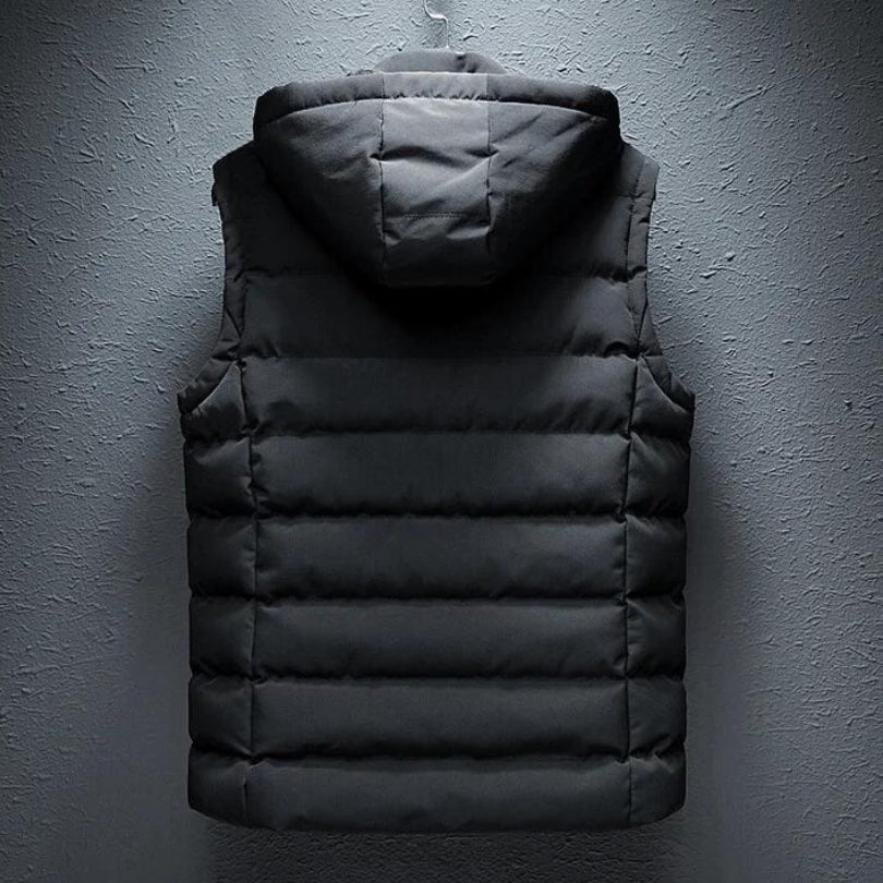 Insulated Water-Resistant Men's Puffer Vest