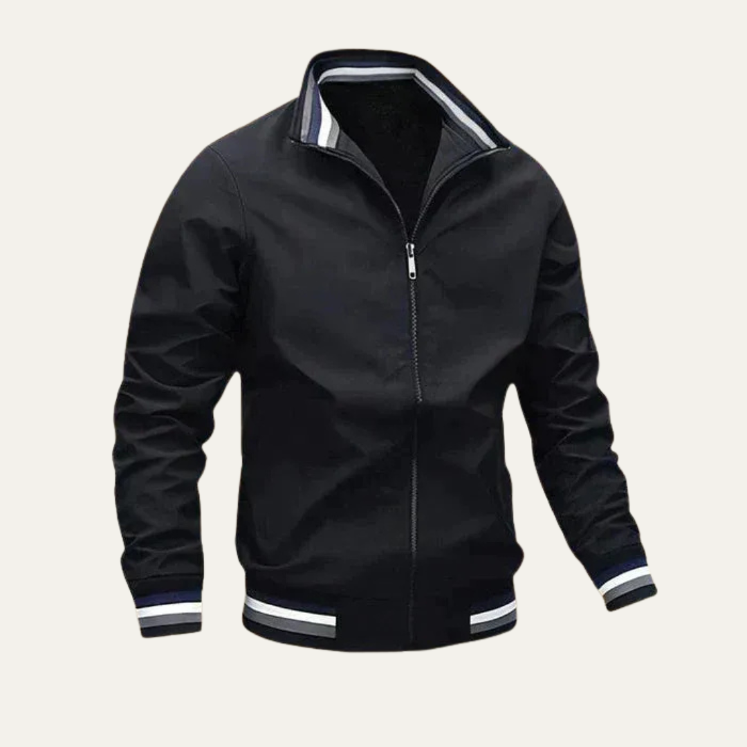 Men's Breathable Sports Stripe Jacket - OutfitLondon