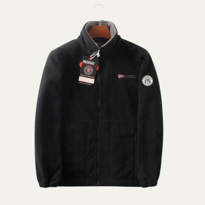 Soft Men's Fleece Zipper Jacket
