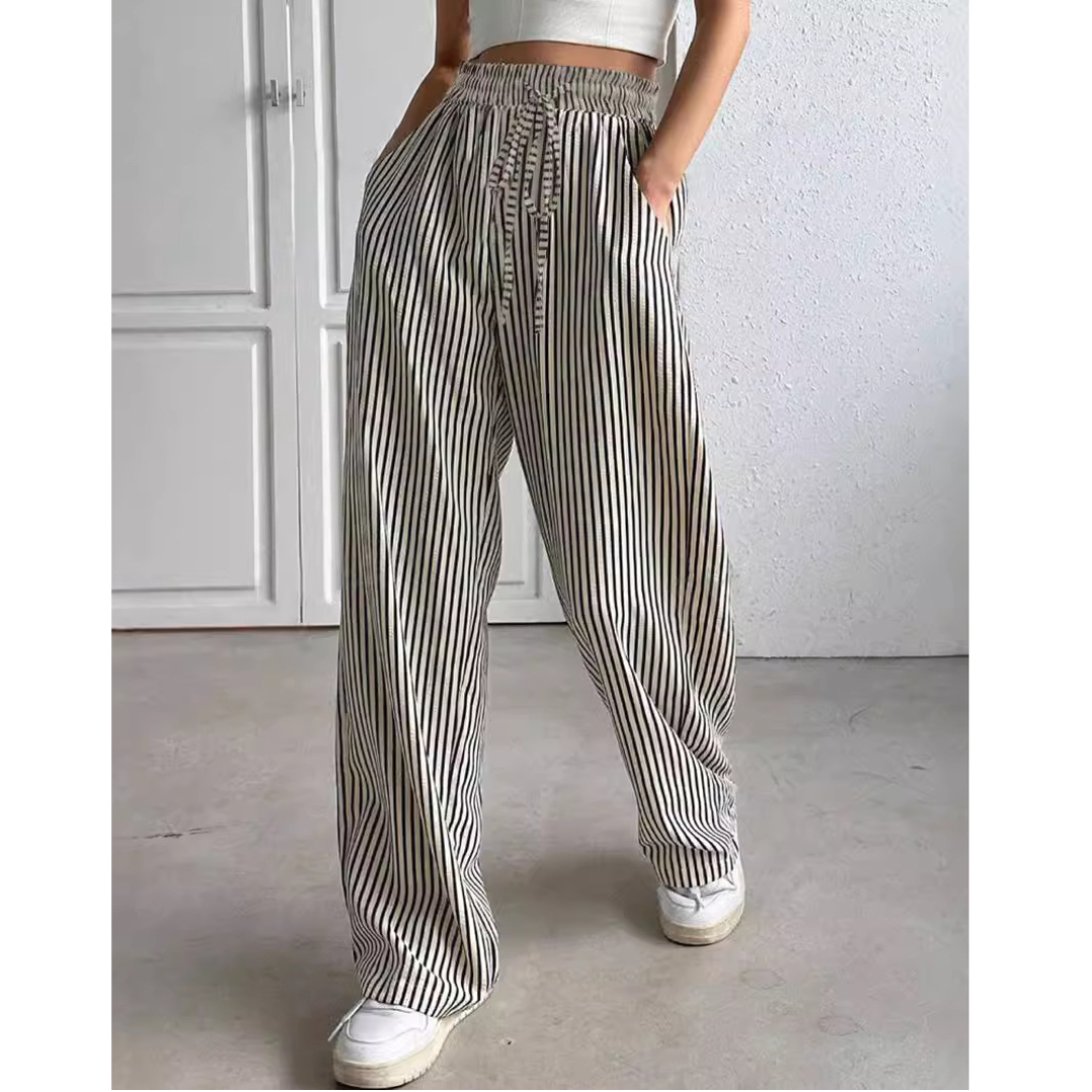 Casual Beachy Wide Leg Summer Pants - OutfitLondon