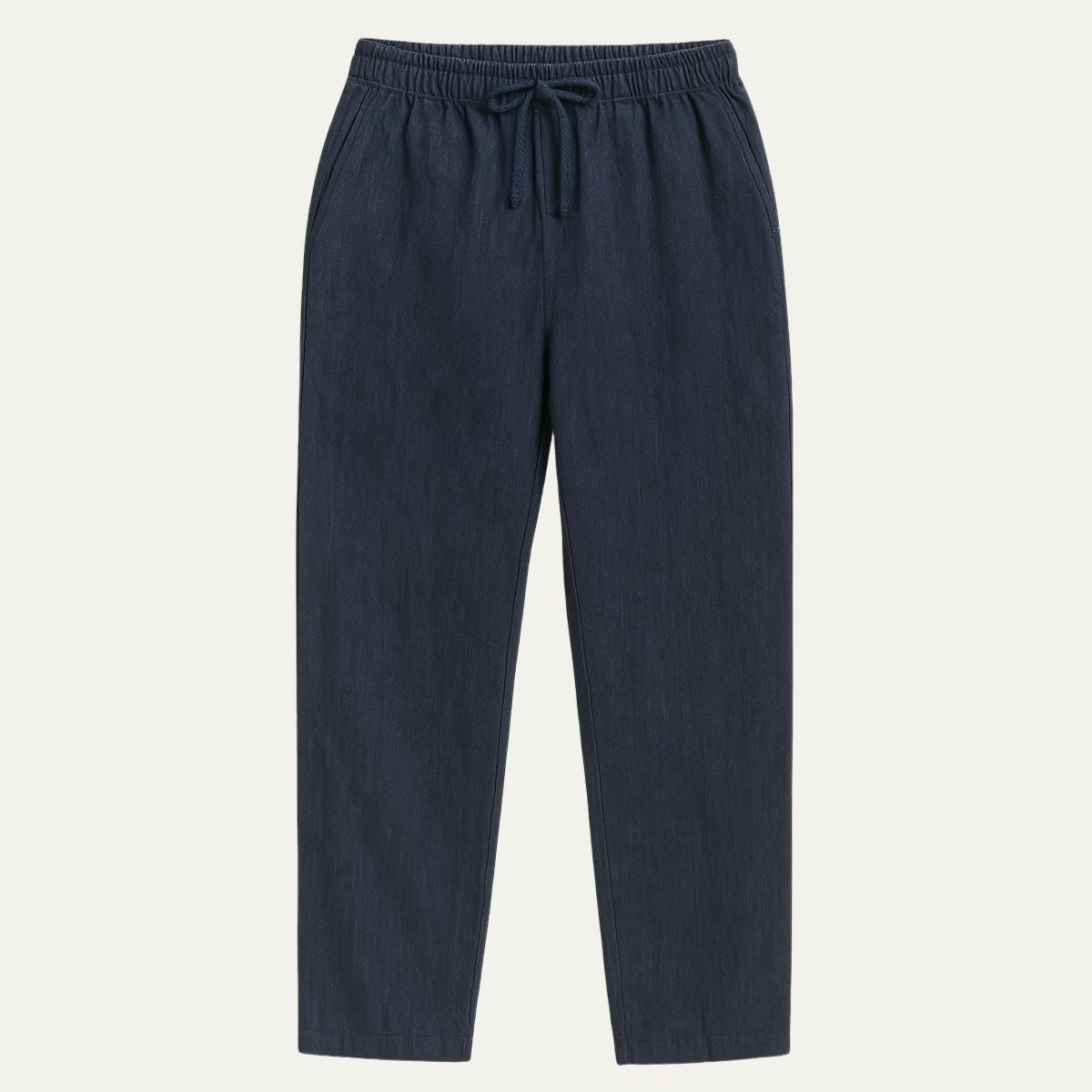 Classic Light Brown Linen Mens Pants