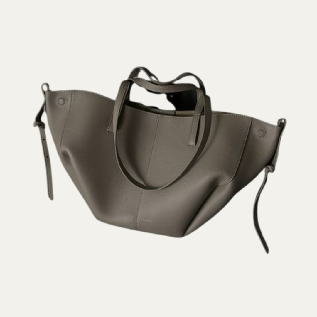 Large Comfortable Genuine Leather Tote Handbag