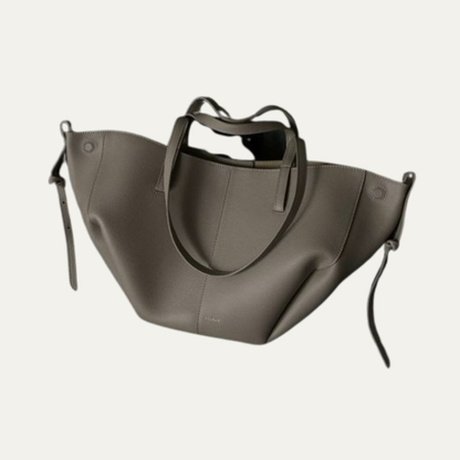 Large Comfortable Genuine Leather Tote Handbag