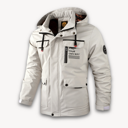 Waterproof Hooded Mens Winter Coat - OutfitLondon