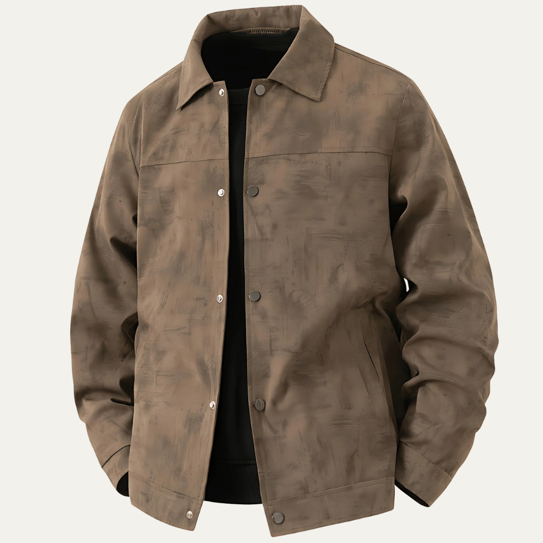 Rugged Worn Look Work Shirt Jacket - OutfitLondon