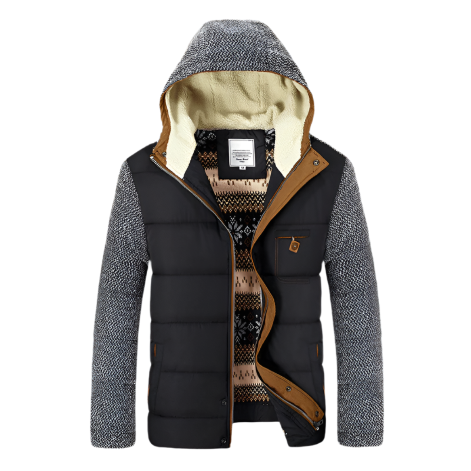 Warm Slim Fit Winter Coat - OutfitLondon