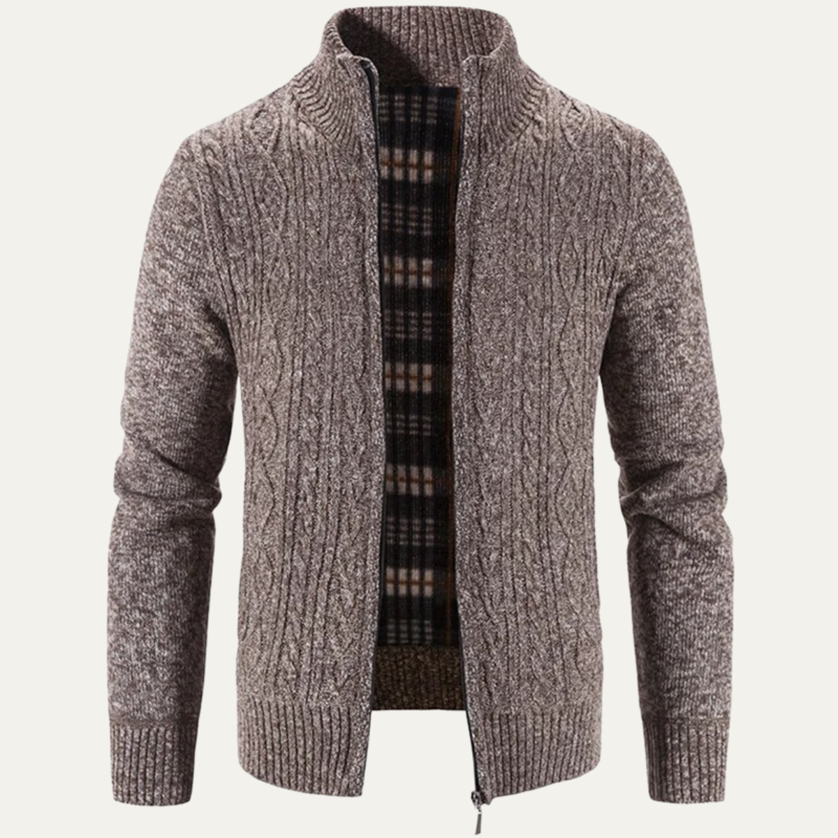 Cozy Mens Fleece Zipper Jacket - OutfitLondon