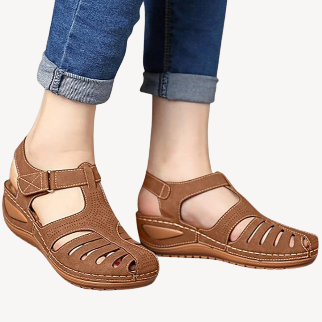 Comfortable Women's Orthopedic Leather Shoes - OutfitLondon