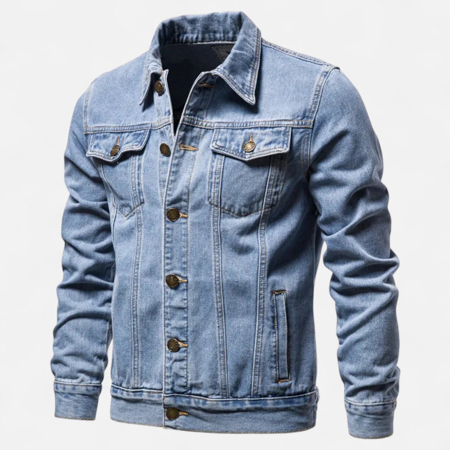 Vintage Style Men's Jeans Jacket