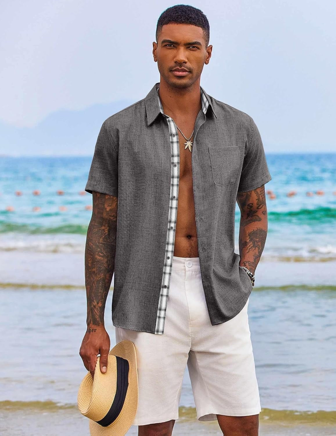 Relaxed Fit Summer Beach Shirt