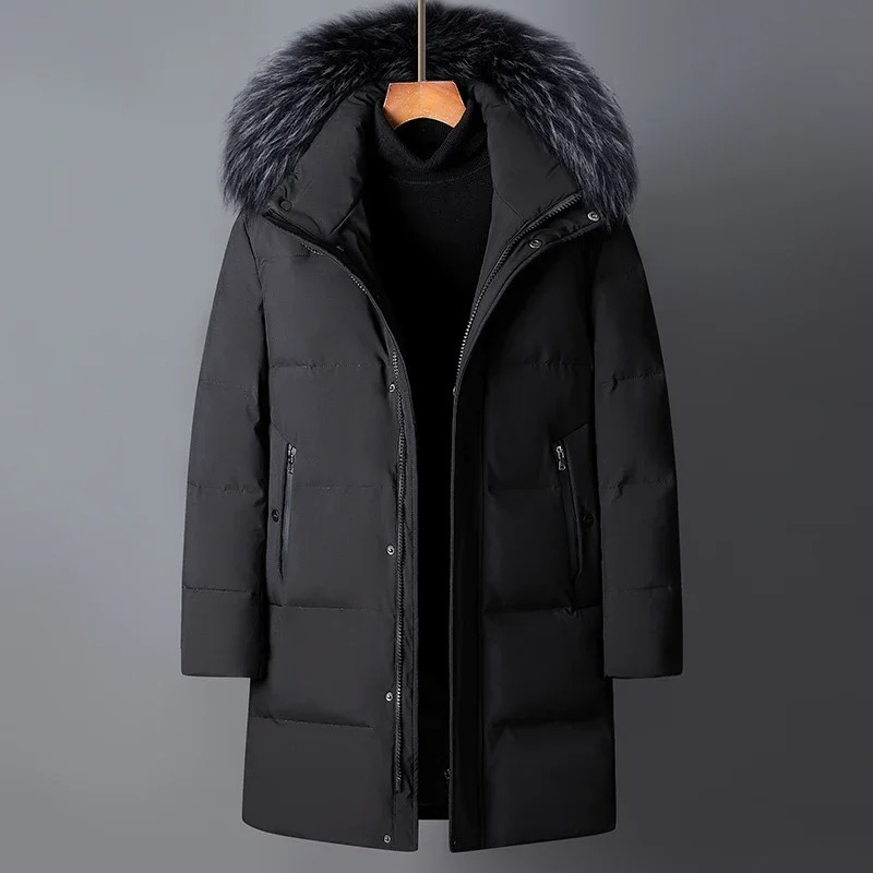 Insulated Waterproof Jacket with Faux Fur Trim Hood - OutfitLondon