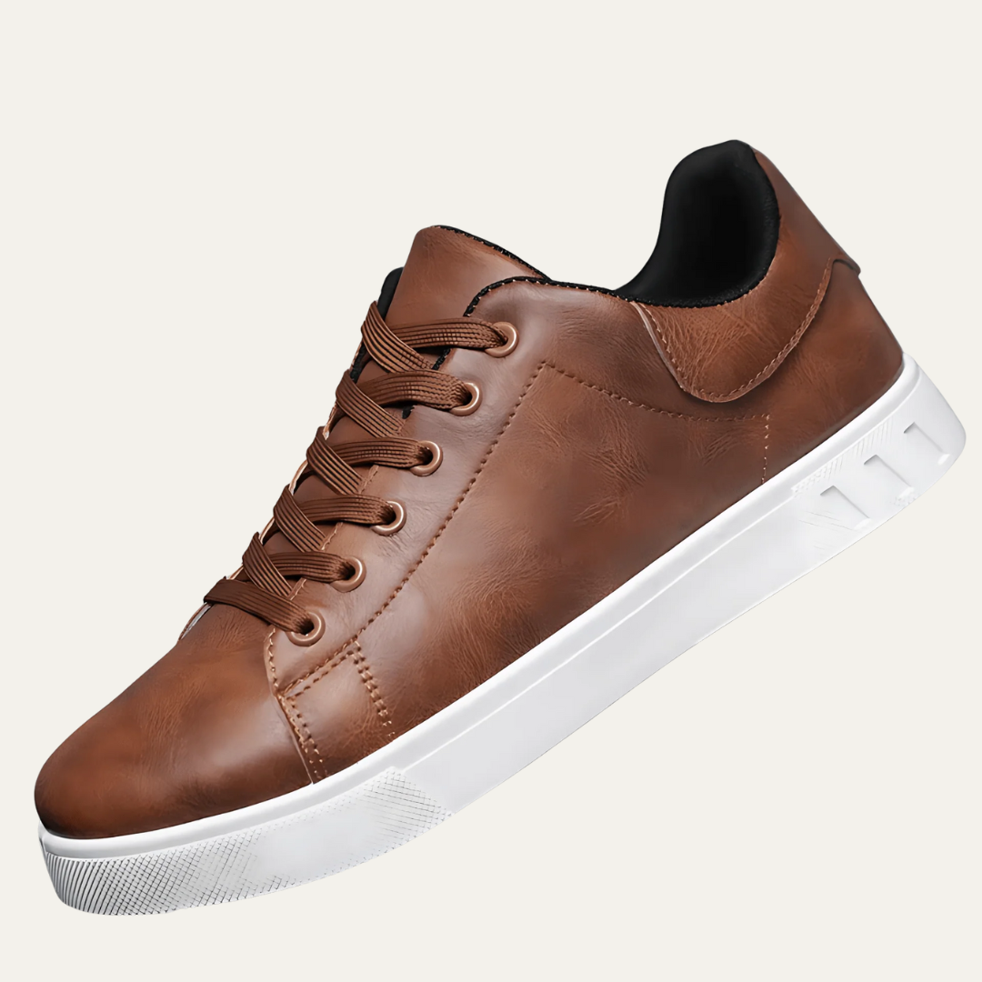 Men's Vintage Leather Casual Shoes - OutfitLondon