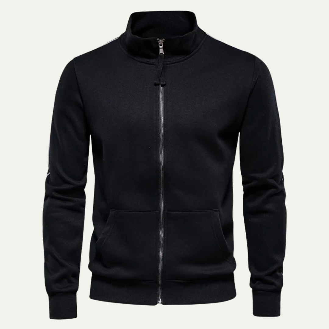 Men's Water Repellent Full Zip Sports Jacket - OutfitLondon