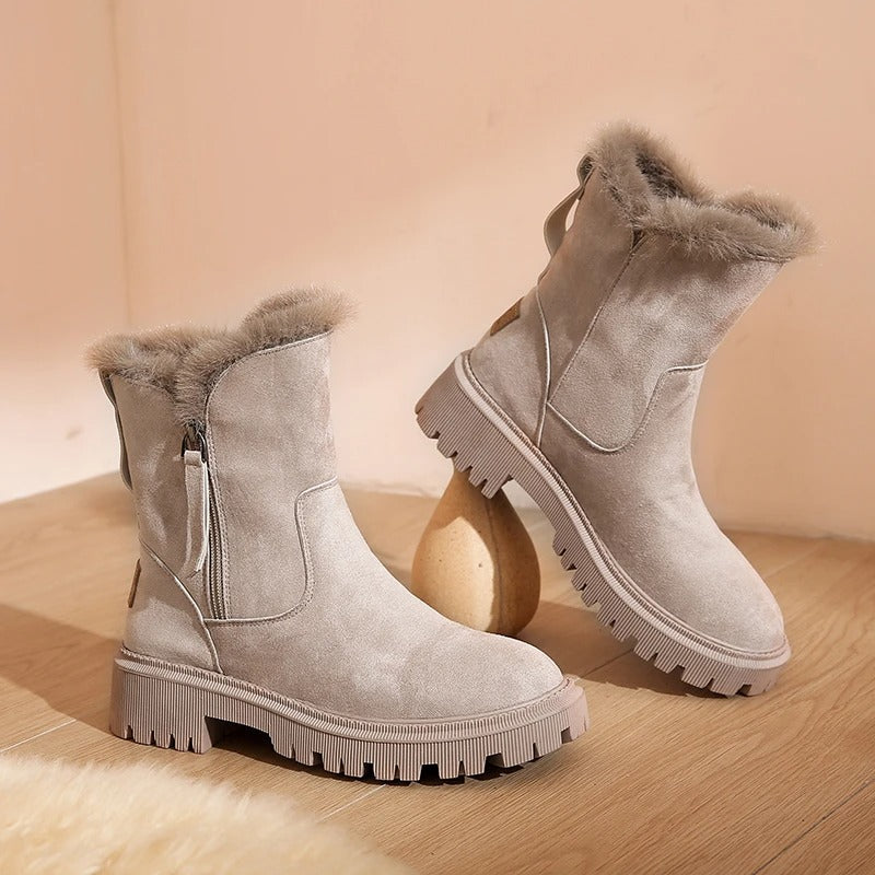 Waterproof Suede Winter Boots