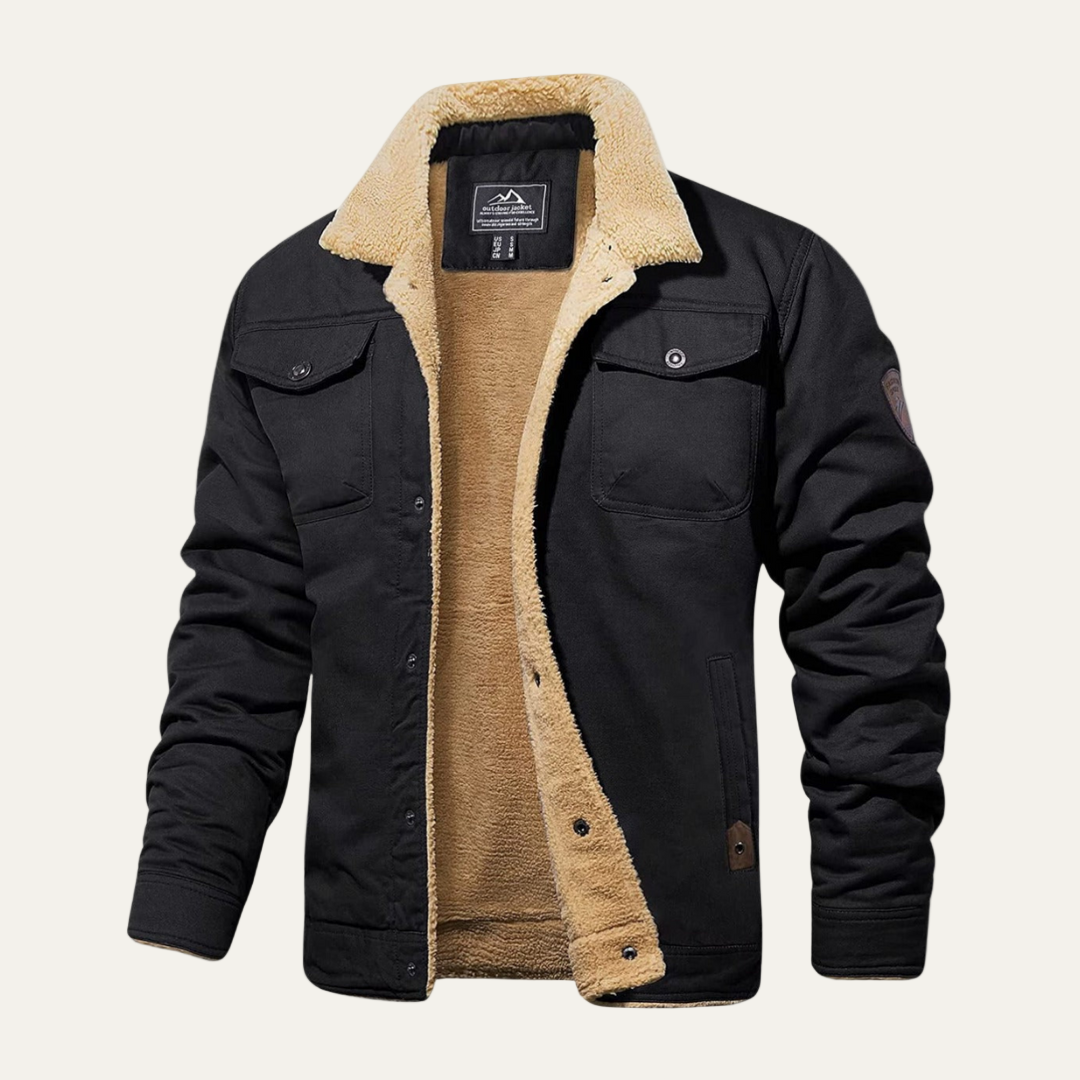 Warm Quilted Mens Padded Work Jacket