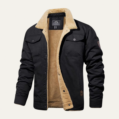 Warm Quilted Mens Padded Work Jacket