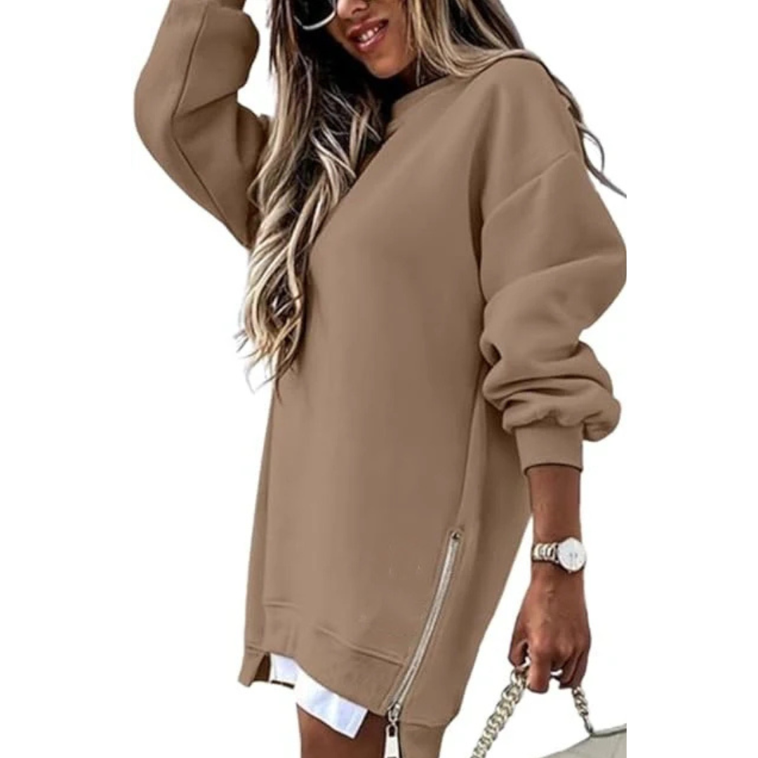Relaxed Fit Cozy Sweatshirt Pullover