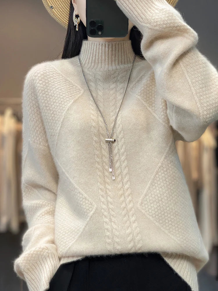 Premium Cozy Cashmere Pullover - OutfitLondon