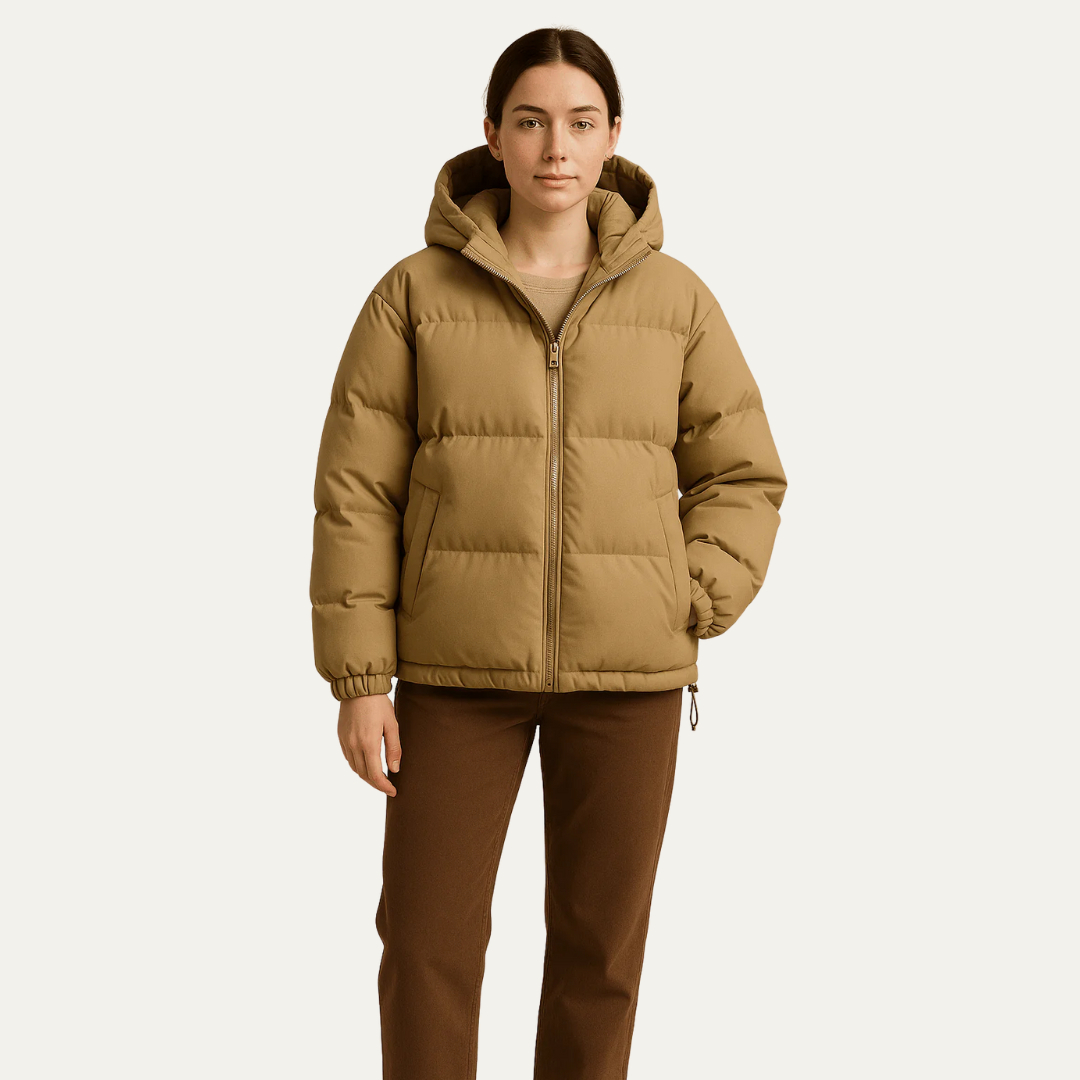 Relaxed Fit Women's Puffy Coat - OutfitLondon