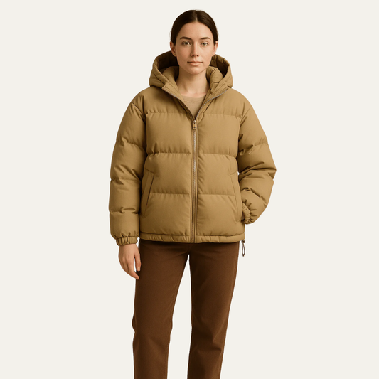 Relaxed Fit Women's Puffy Coat - OutfitLondon