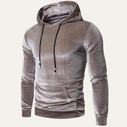 Soft Fleece Men's Hooded Sweatshirt with Pouch Pocket - OutfitLondon