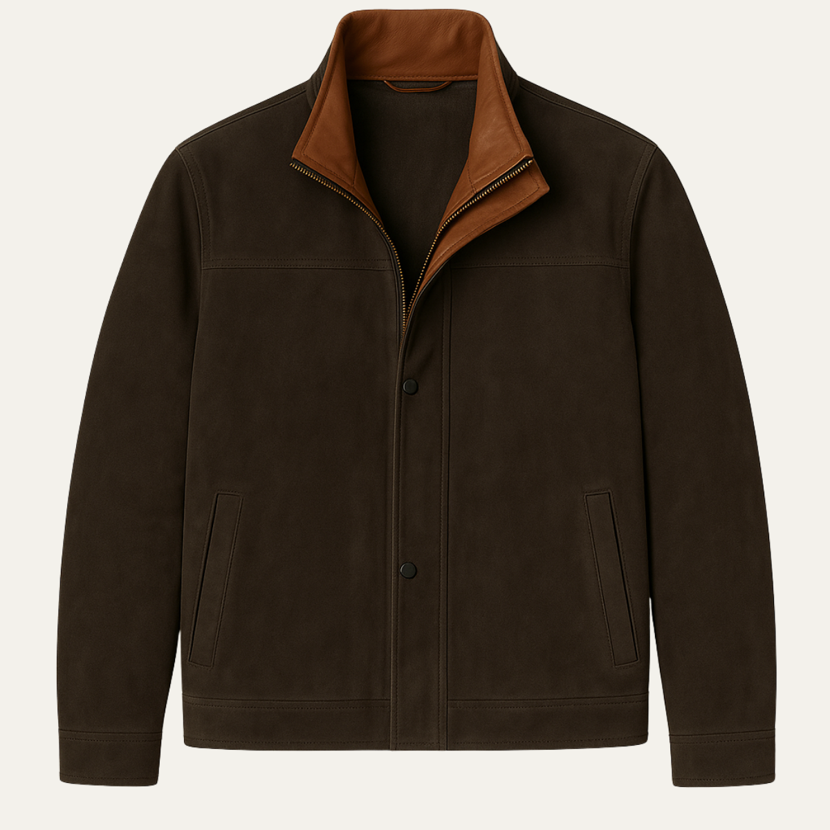 Classic Men's Vintage Suede Bomber Jacket - OutfitLondon