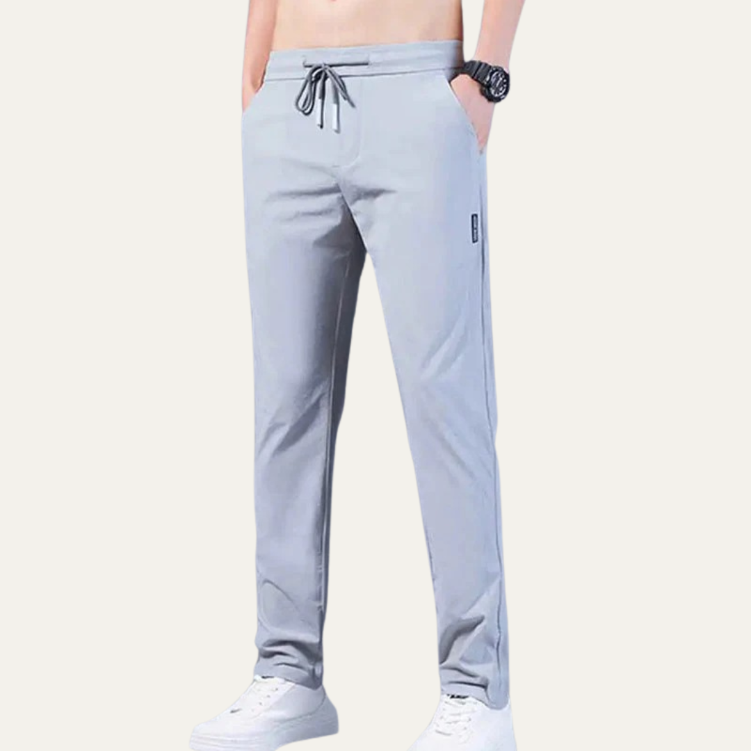 Men's Fit Jogger Pants with Drawstring Waist - OutfitLondon