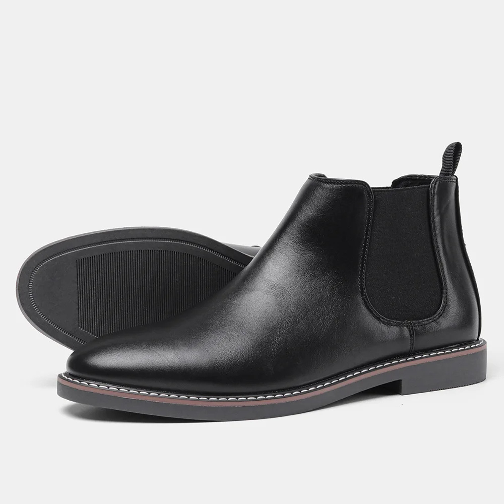 Stylish Leather Ankle Boots